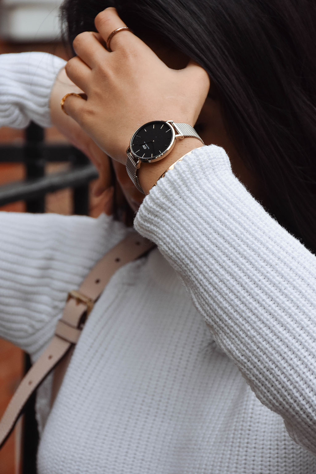 daniel wellington petite mesh