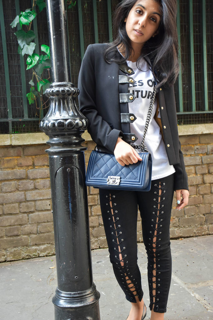 Styling the Lace Up Jeans You've All Been Asking About - The Silk Sneaker