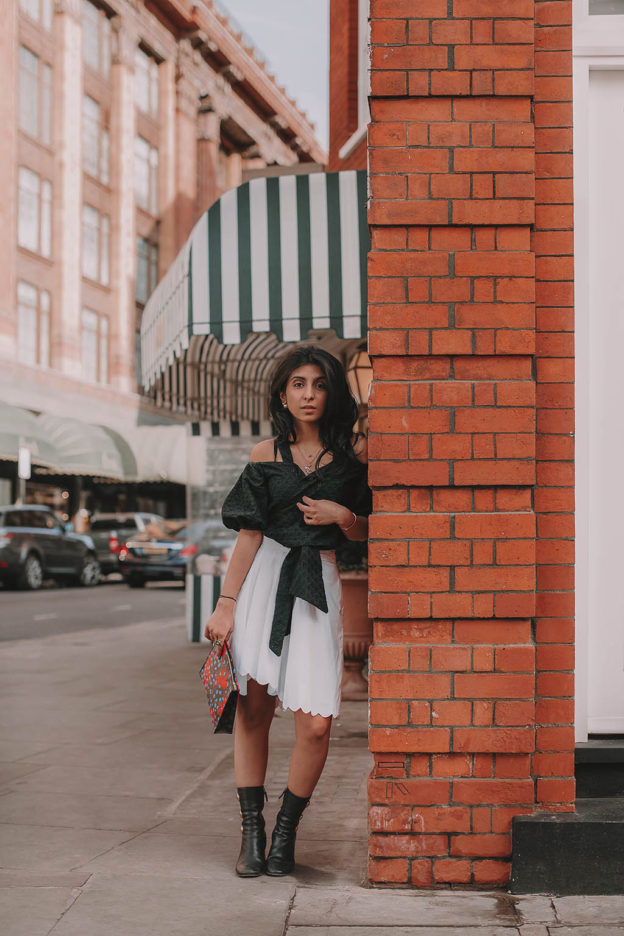 silky skirt outfit